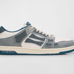 Amiri Men’s Skel Denim Low-Top Sneakers
